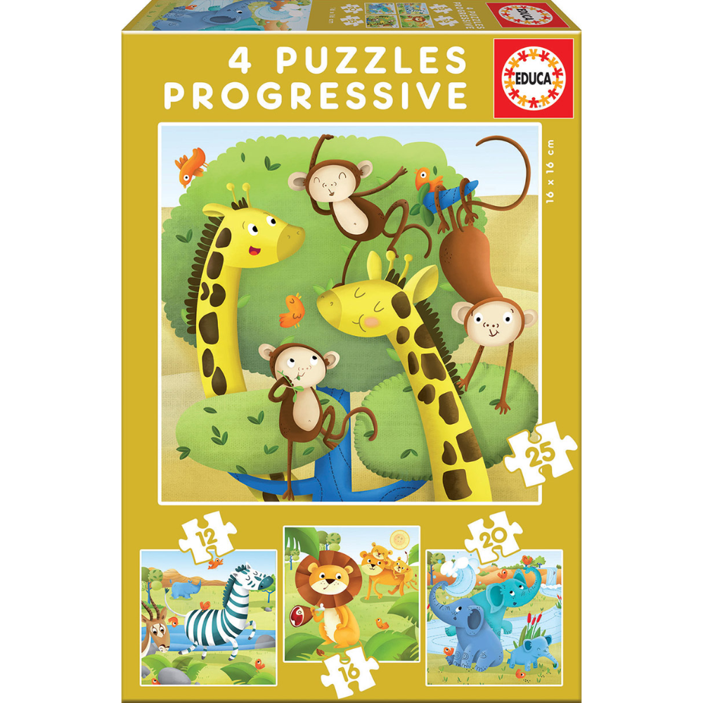 Educa | Rompecabezas Animales Salvajes
