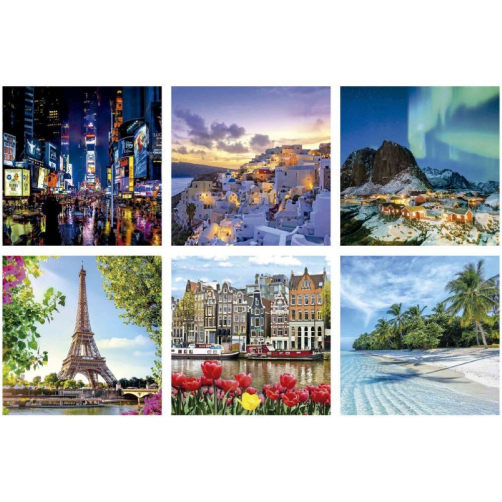 Educa | Rompecabezas de Cubo 3D - Viajes