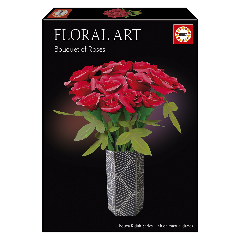 Educa | Kit de Arte Para Ramo Floral de Rosas