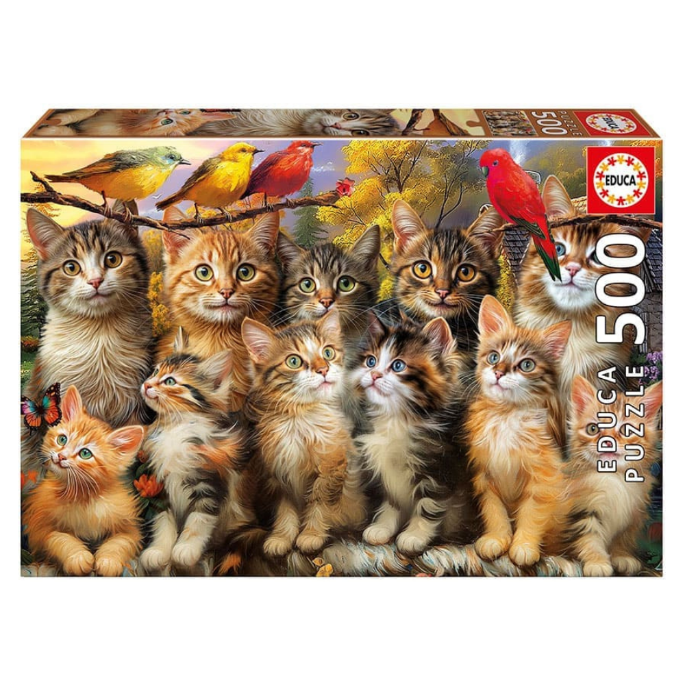 Educa | Rompecabezas de Gatos y Aves