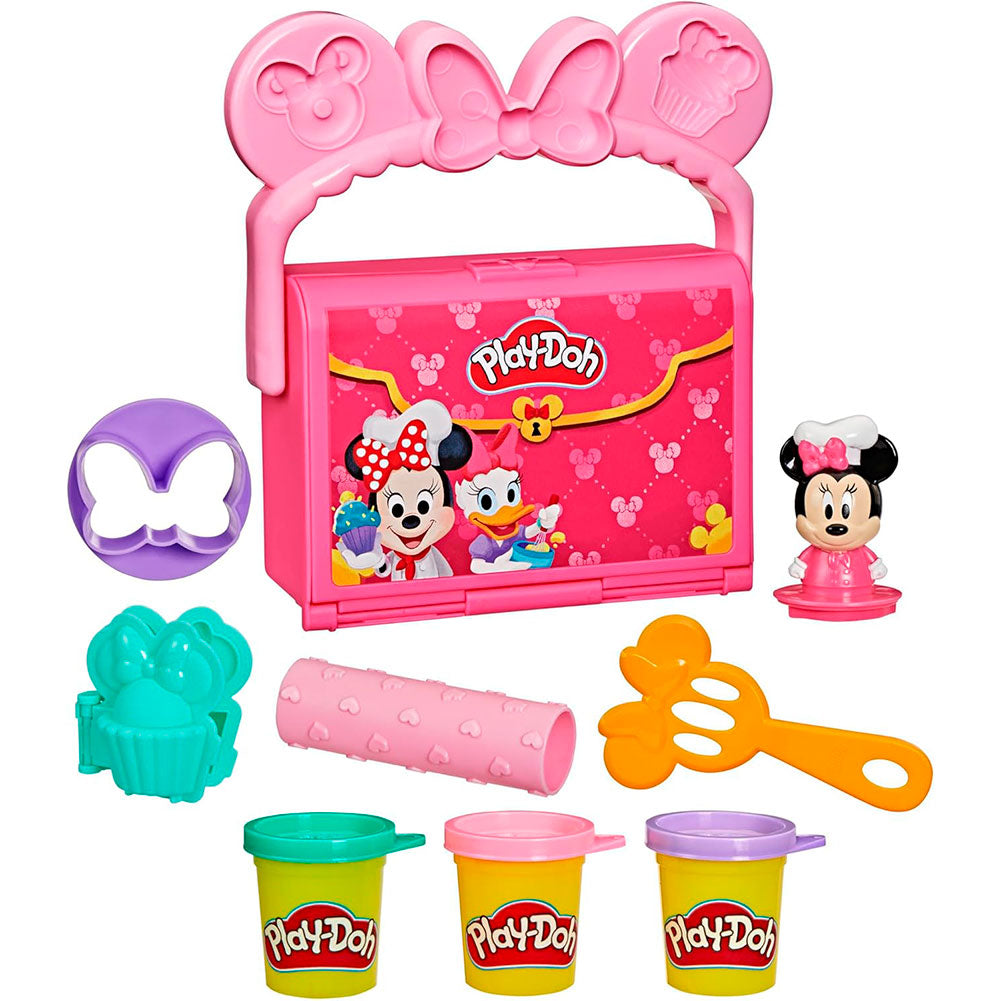 Play-Doh | Panadería portátil Disney de Mickey o Minnie con masa
