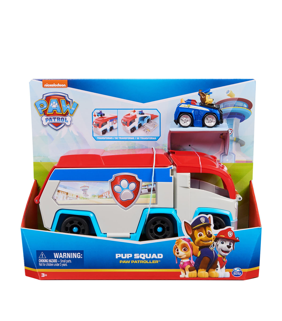 Paw Patrol | Vehículo Dino Mobile Headquarters 2 en 1