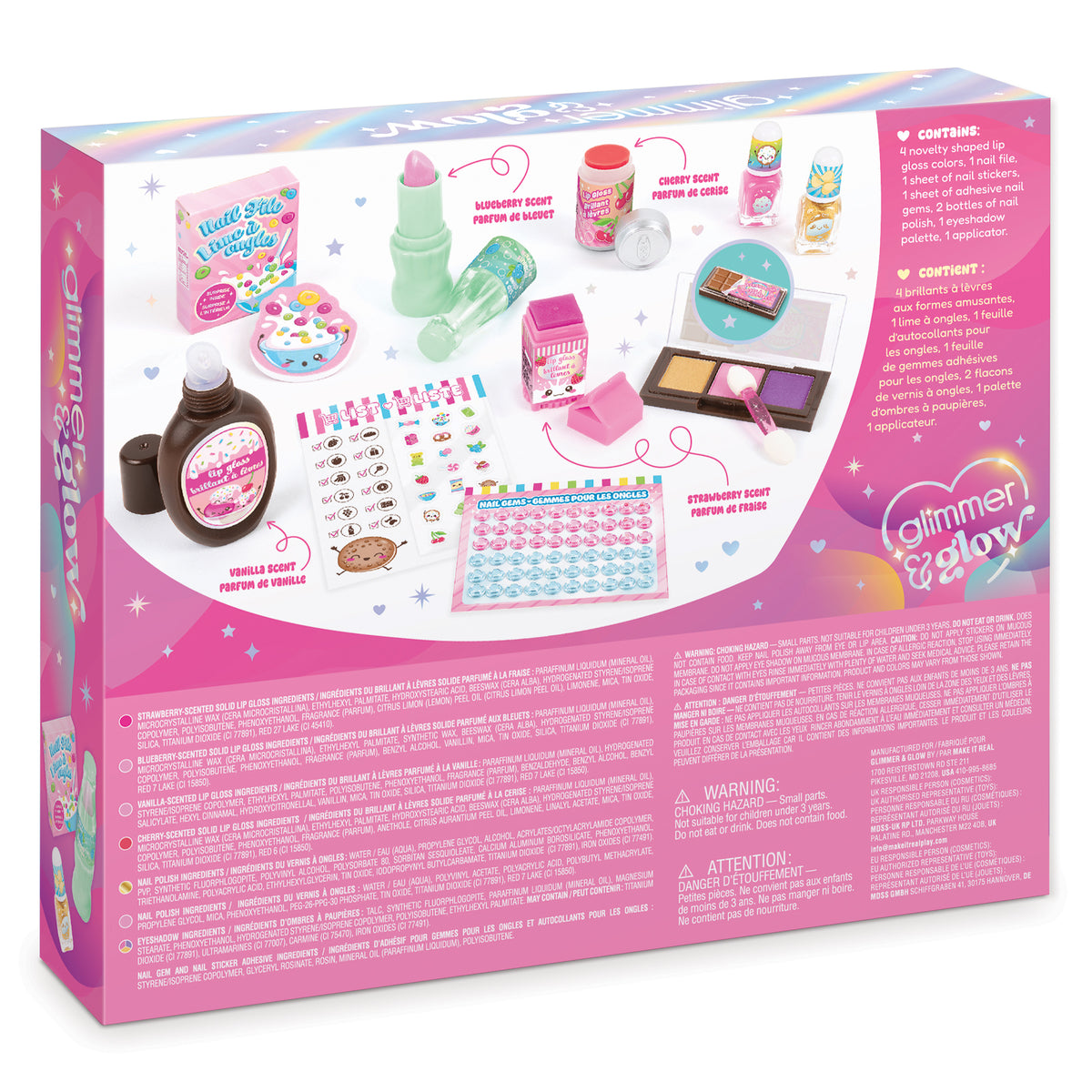 Make It Real | Set de maquillaje Mini Mart Glimmer & Glow