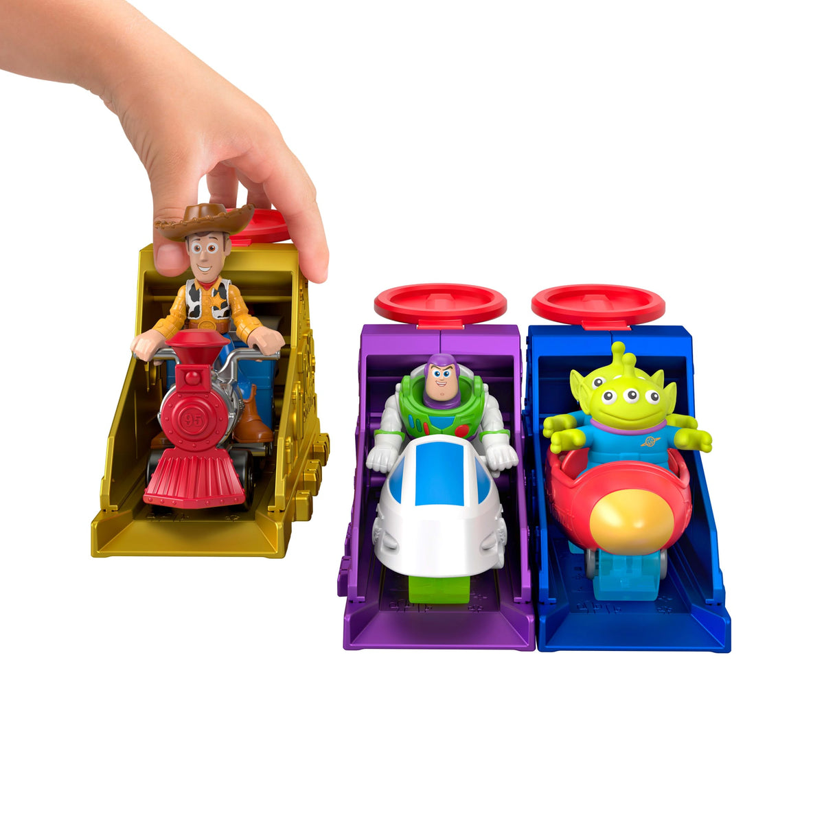 Toy Story | Set Lanzador de Impacto Secreto con vehículo y figura