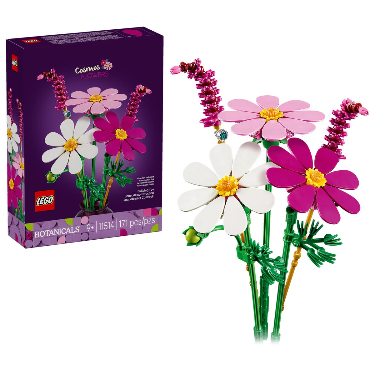 LEGO Botanicals | Flores cosmos para construir, 171 piezas