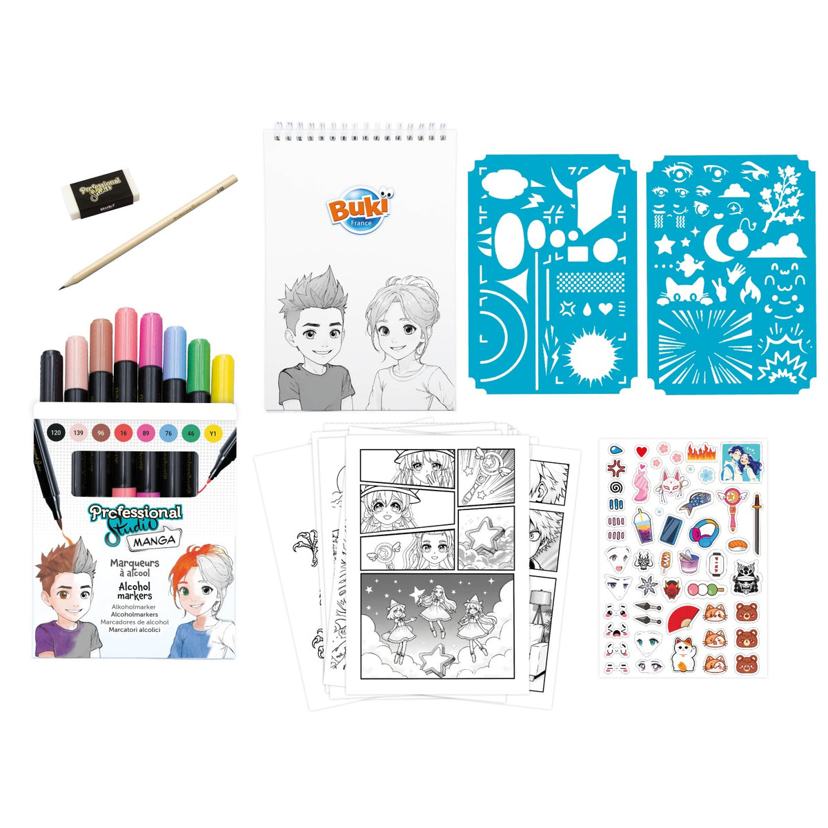 Buki | Kit de dibujo Professional Studio Manga
