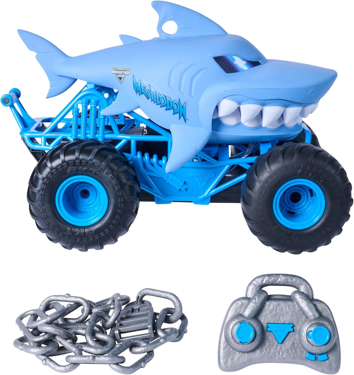Monster Jam | Megalodon radiocontrolado Chomping Megalodon escala 1:15