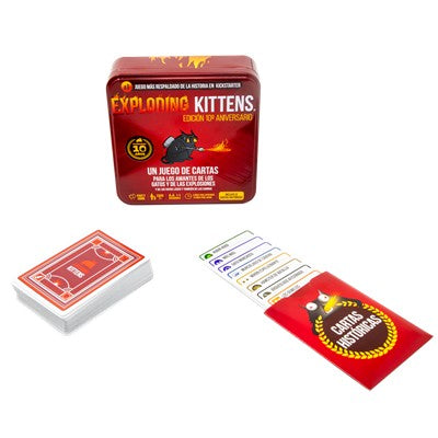 Exploding Kittens | Juego de cartas Exploding Kittens 10.º aniversario