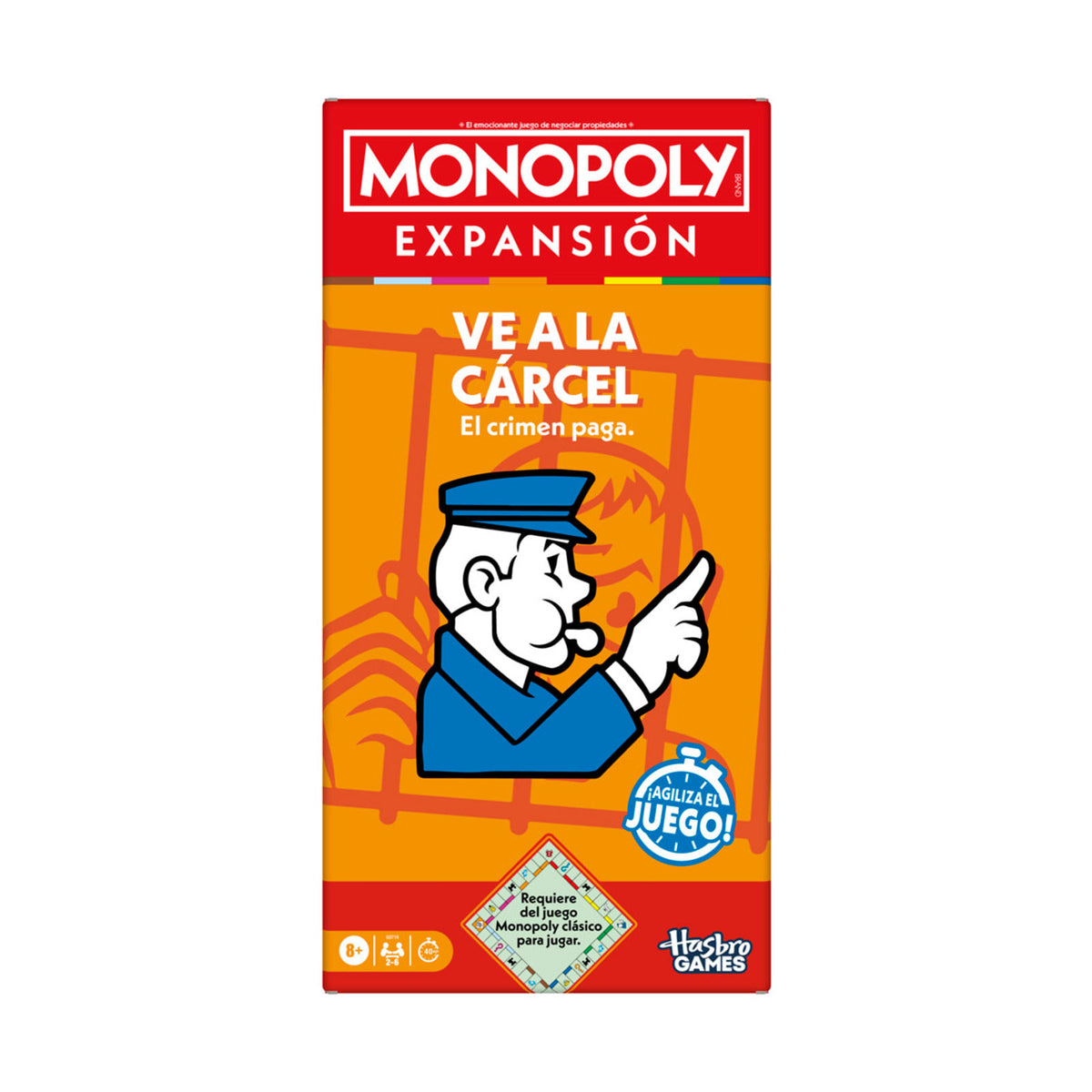 Hasbro Gaming | Expansión Monopoly Ve a la Cárcel
