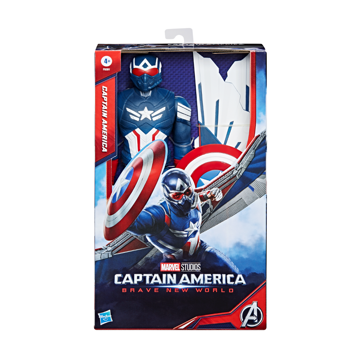 Marvel Captain America Brave New World, Titan Hero Series Deluxe Captain America