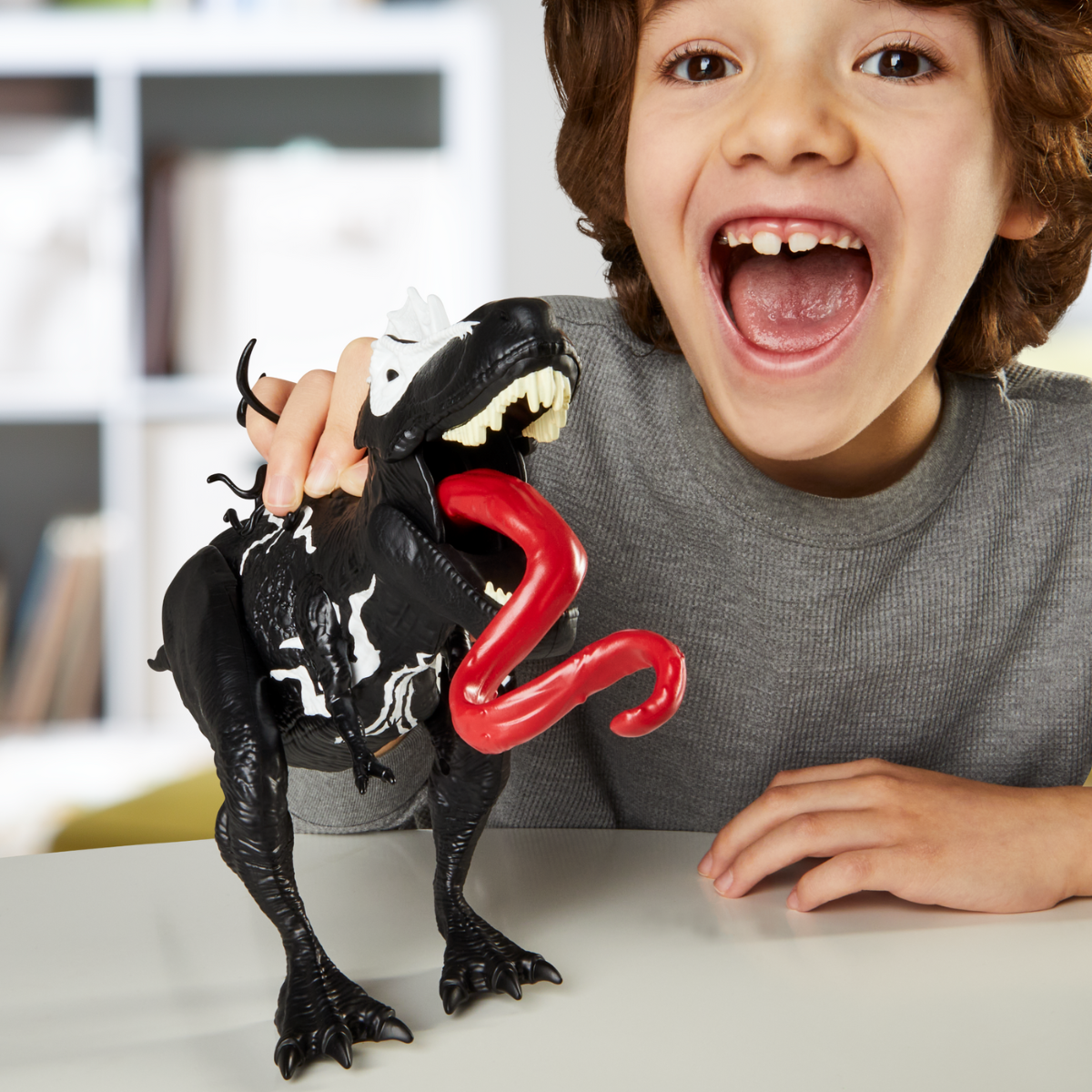 Marvel Spider-Man Epic World of Action Venom Venomsaurus Rex
