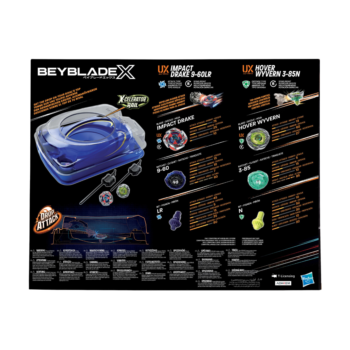 Beyblade X Drop Attack Battle Set