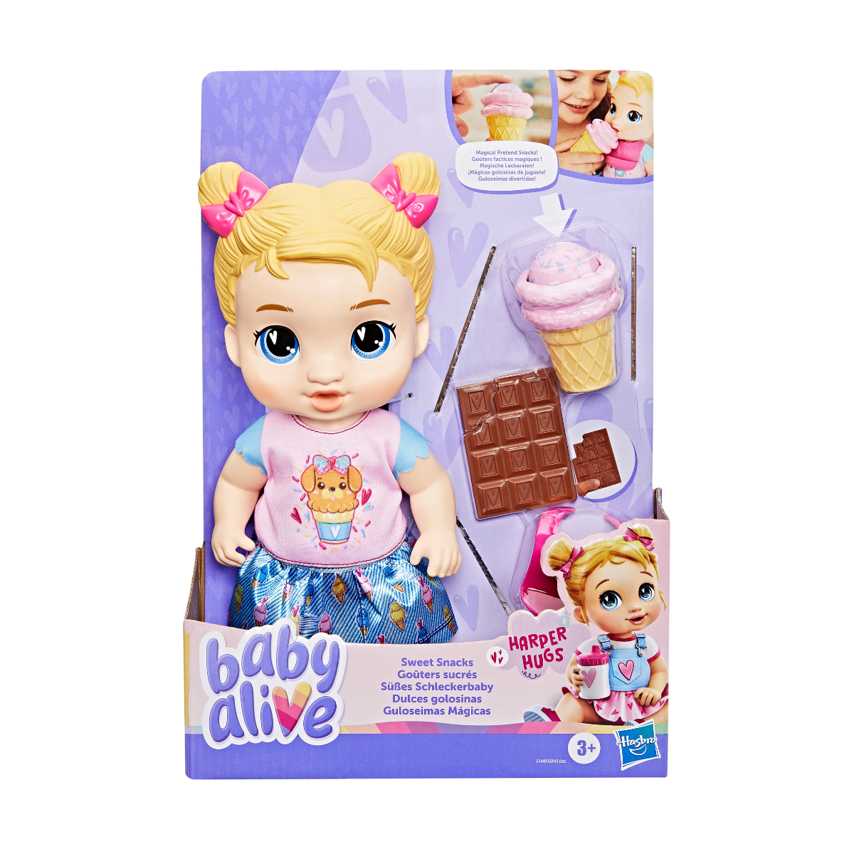 Baby Alive | Harper Hugs y sus Dulces Bocaditos