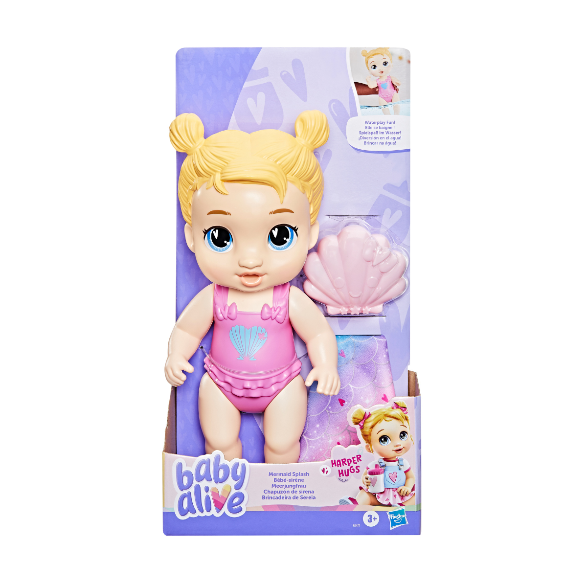 Baby Alive | Harper Hugs Sirena Chapoteadora