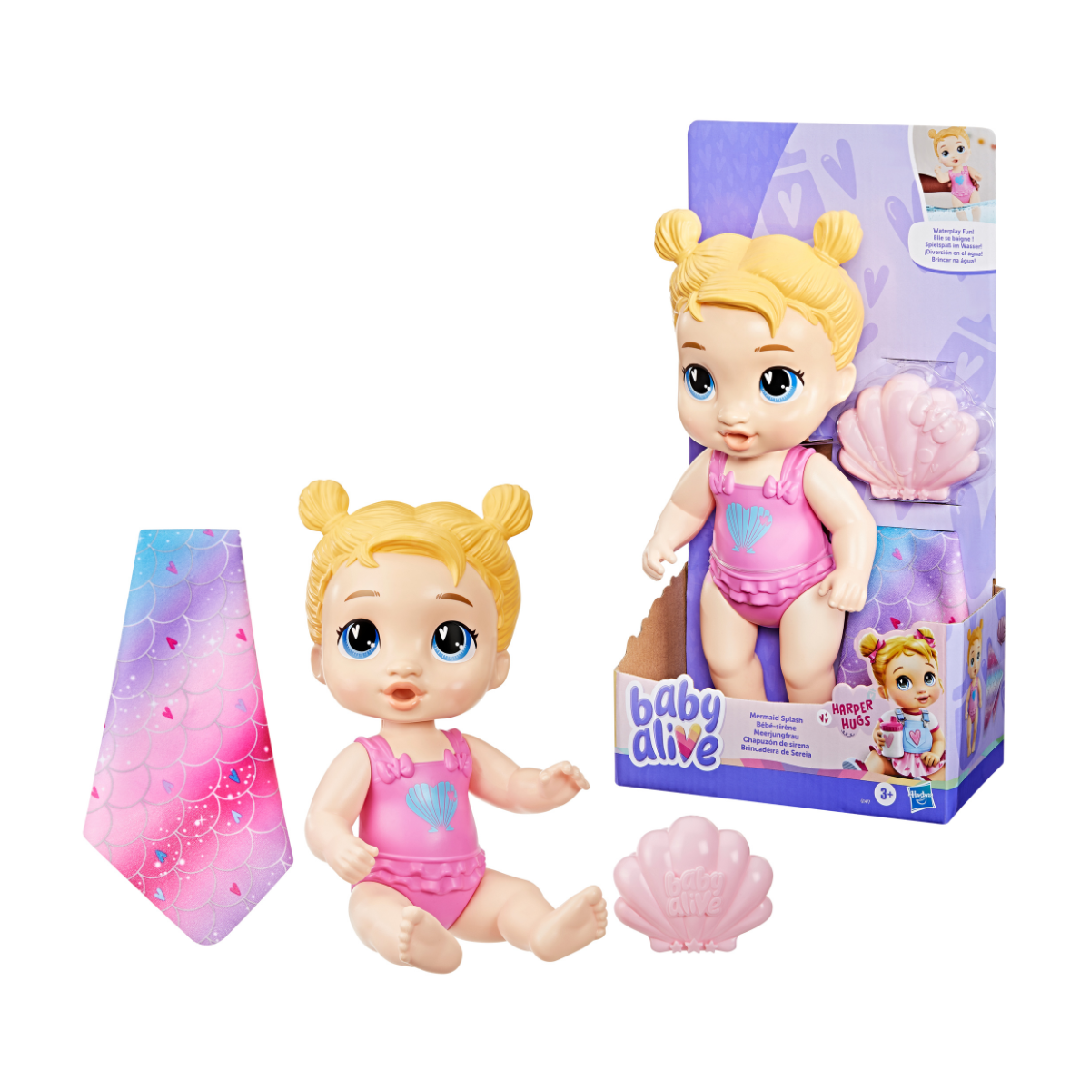 Baby Alive | Harper Hugs Sirena Chapoteadora