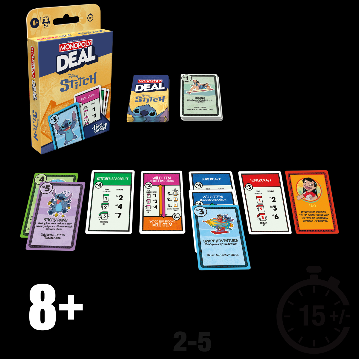 Monopoly Deal Stitch Edition