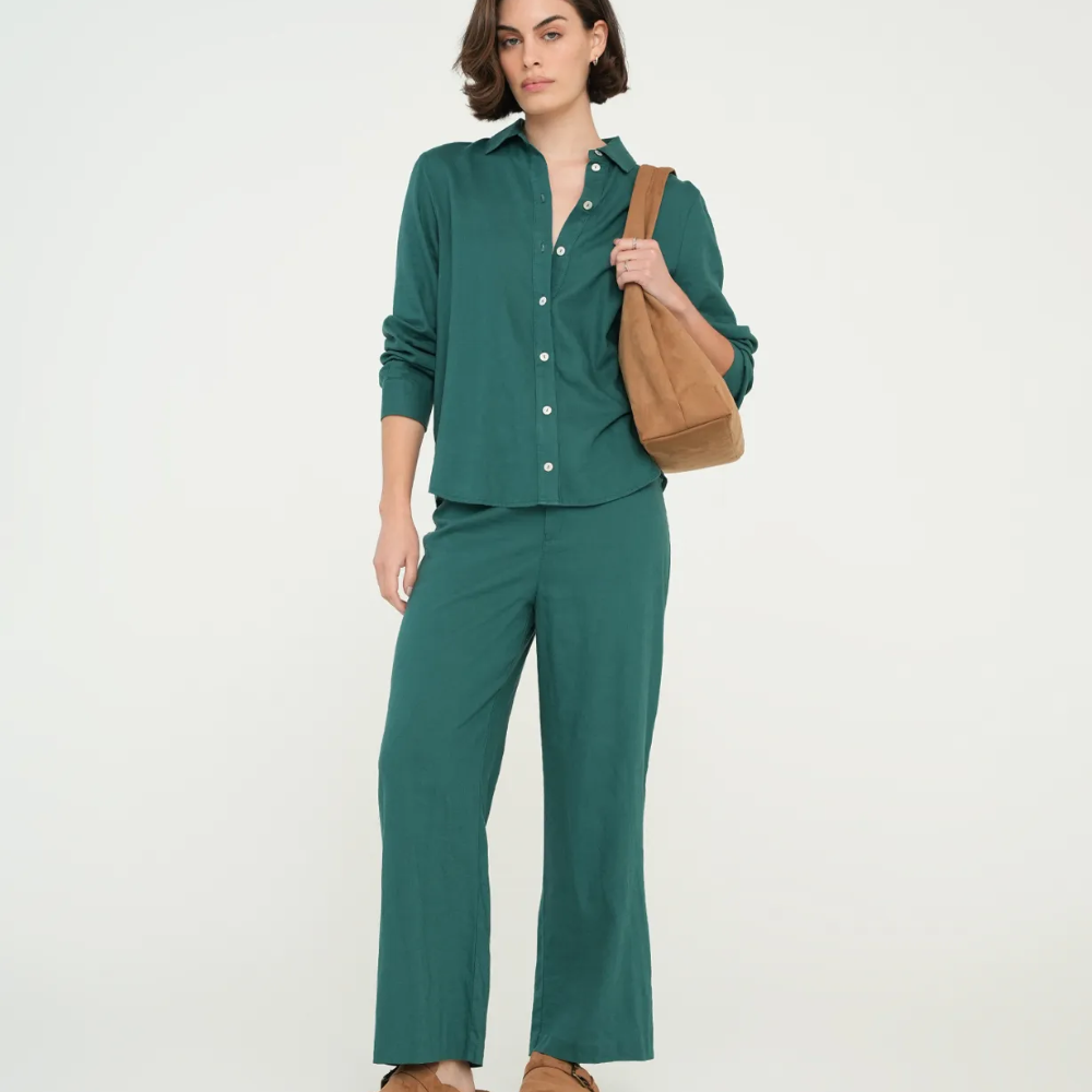 Naf Naf | Pantalón Wide Leg Tiro Súper Alto