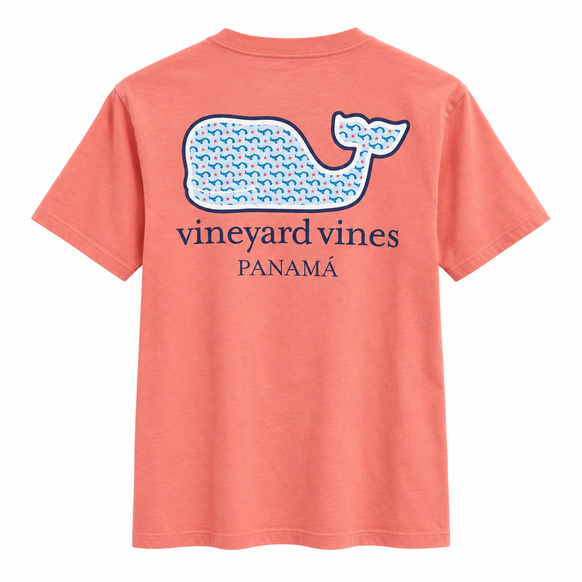 Vineyard Vines | Camiseta Panamá Whale de Manga Corta para Hombre
