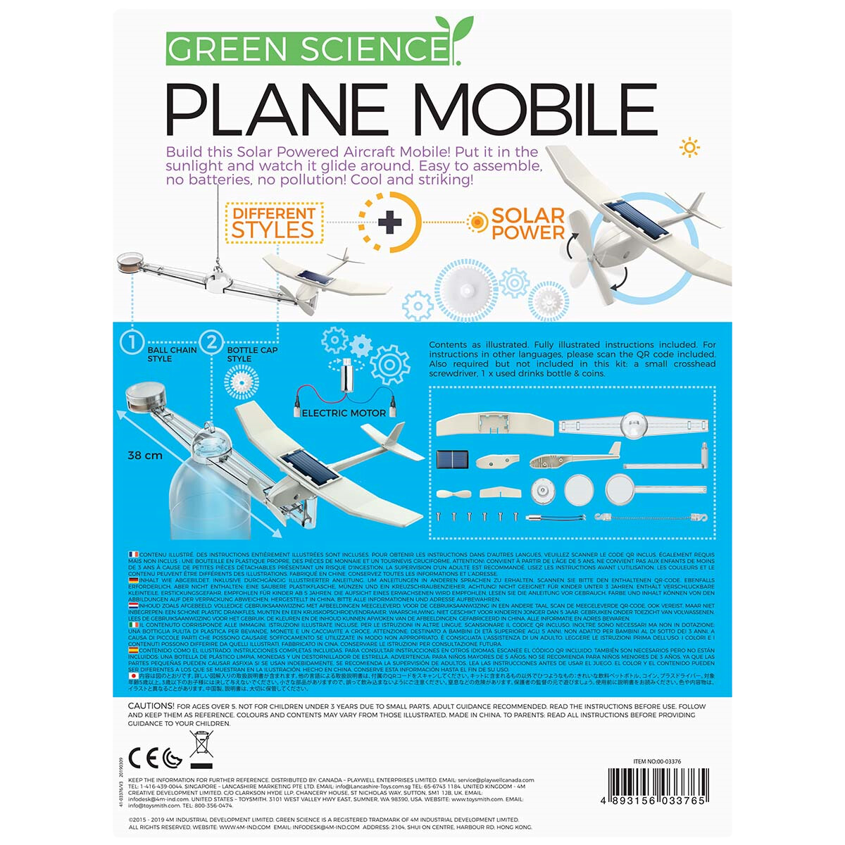 Science Plane Green Science / Plane Mobile - Felix Online