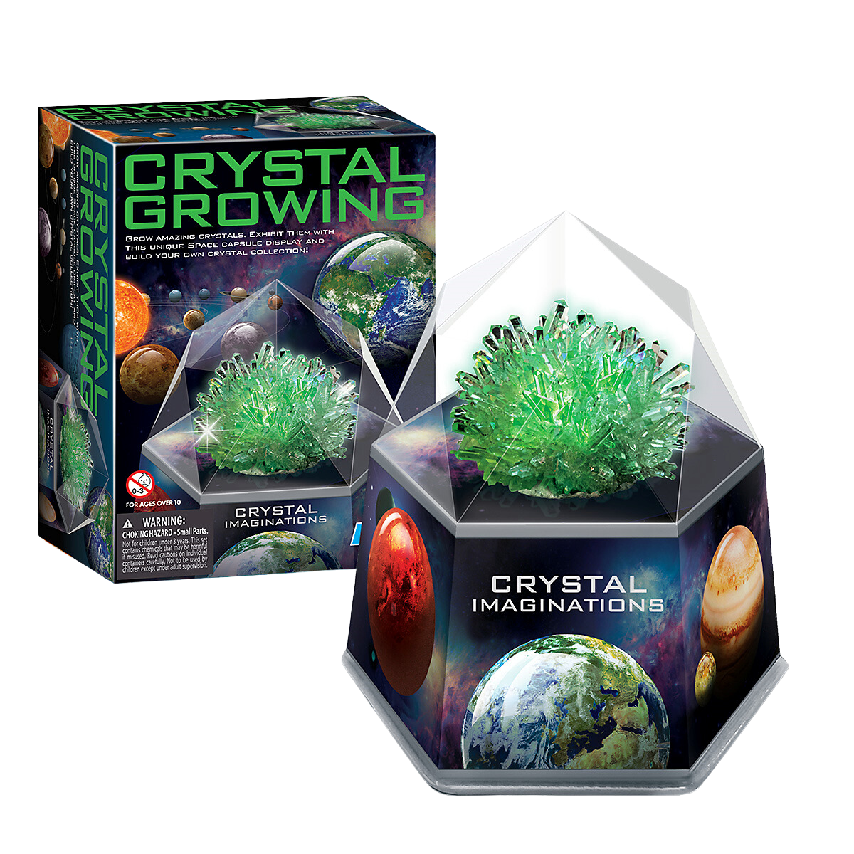 Crystal Growing Imaginations Green