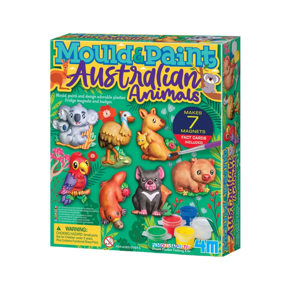 4M | Molde Y Pintura Animales Australianos