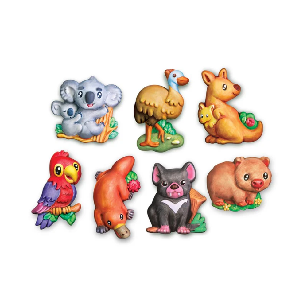 4M | Molde Y Pintura Animales Australianos