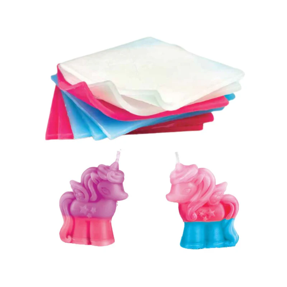 4M | Kit Velas de Unicornios en 3D