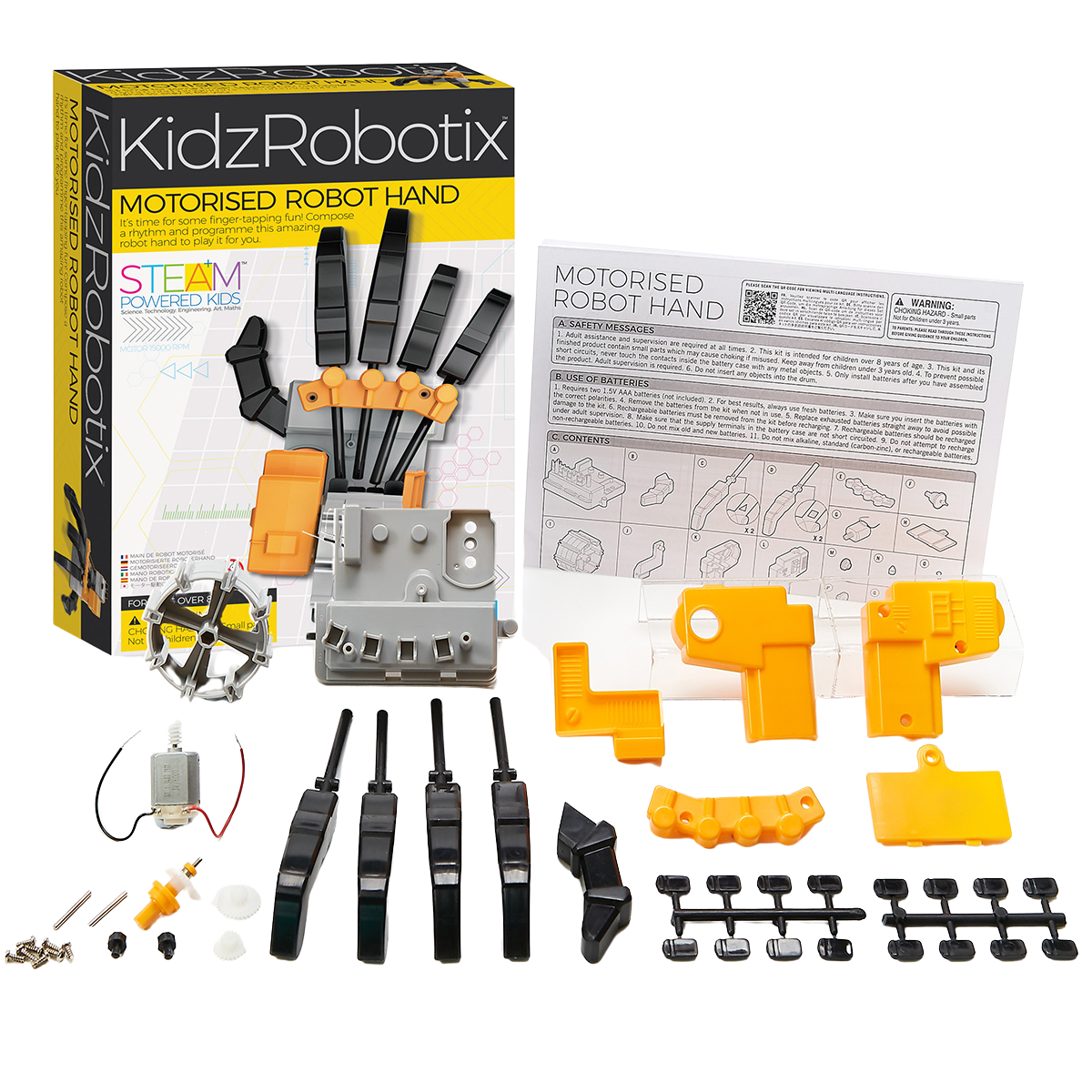 Motorised Robot Hand KidzRobotix
