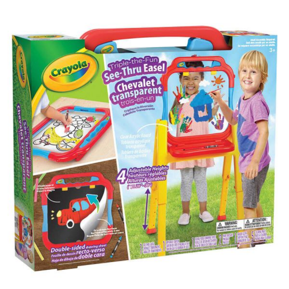 Crayola | Caballete Transparente Triple-The-Fun