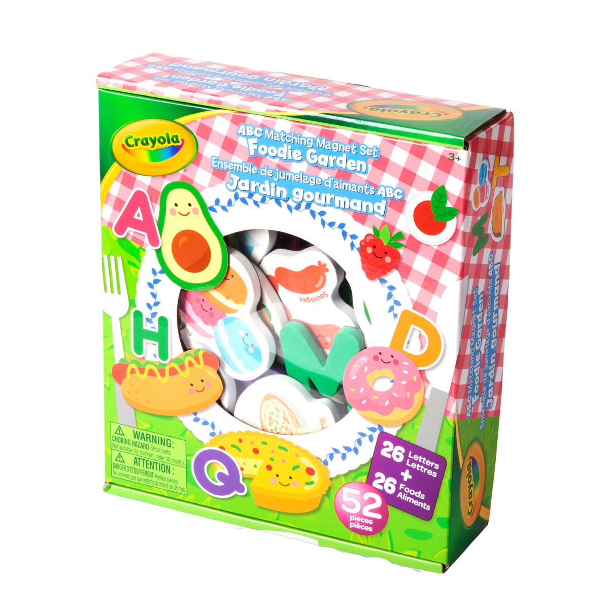 Crayola ABC Matching Magnet Set Foodie Garden