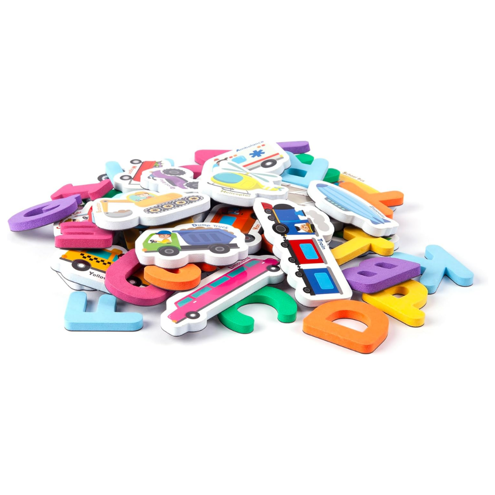 Grow&#39;n Up | Crayola - Set Alfabético con Vehículos Magnéticos