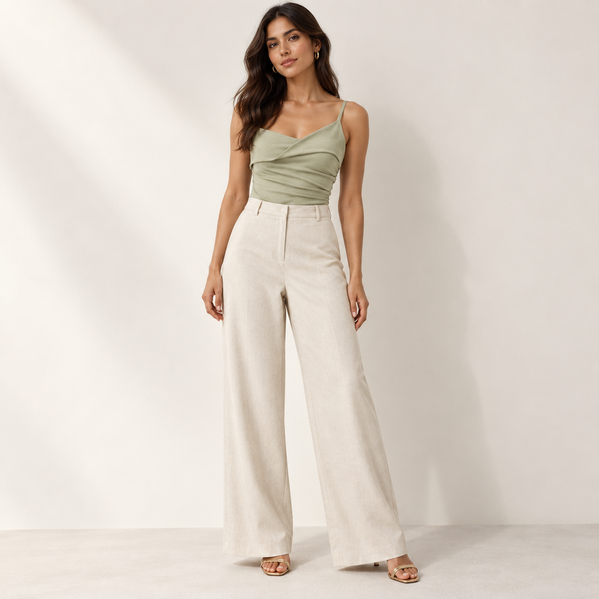 Olea Pantalón de pierna ancha
