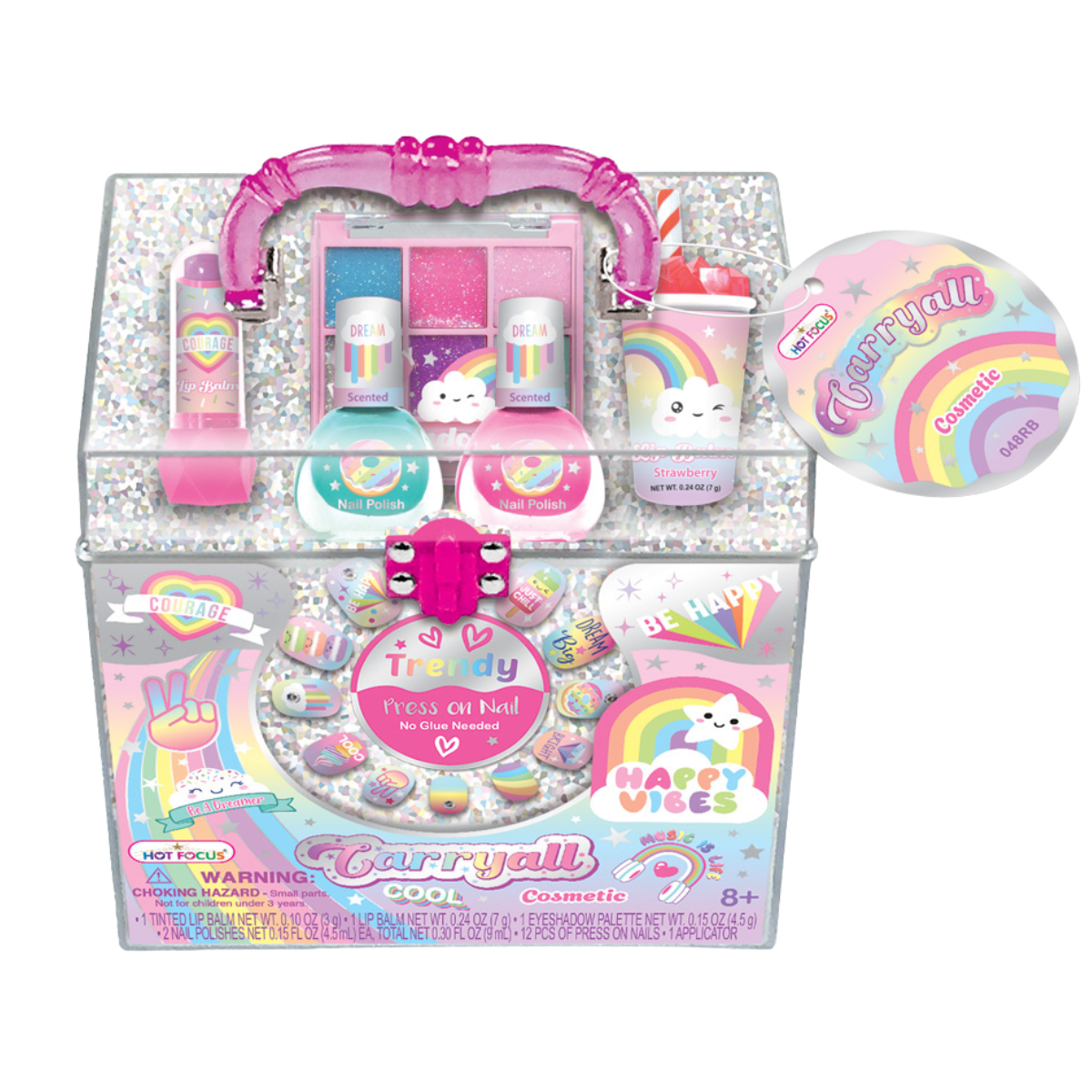Carry All Cosmetic  Rainbow
