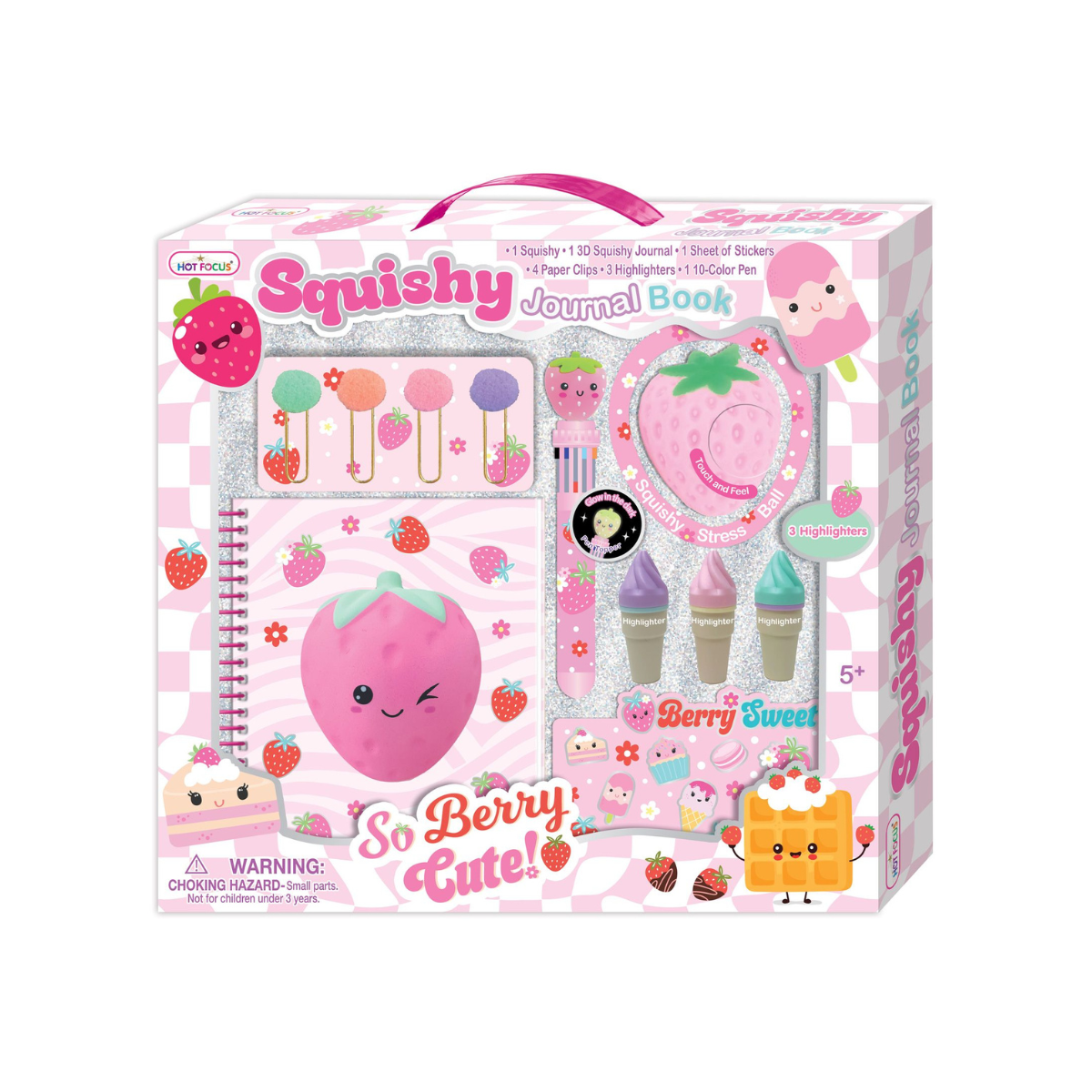 Hot Focus | Squishy Journal Book Strawberry