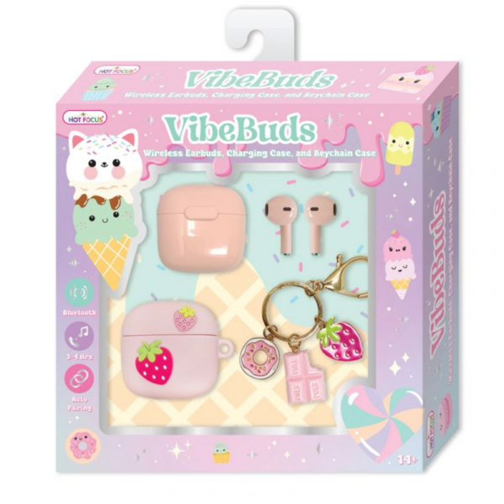 Hot Focus | Audífonos Inalámbricos Dulces y Vibrantes