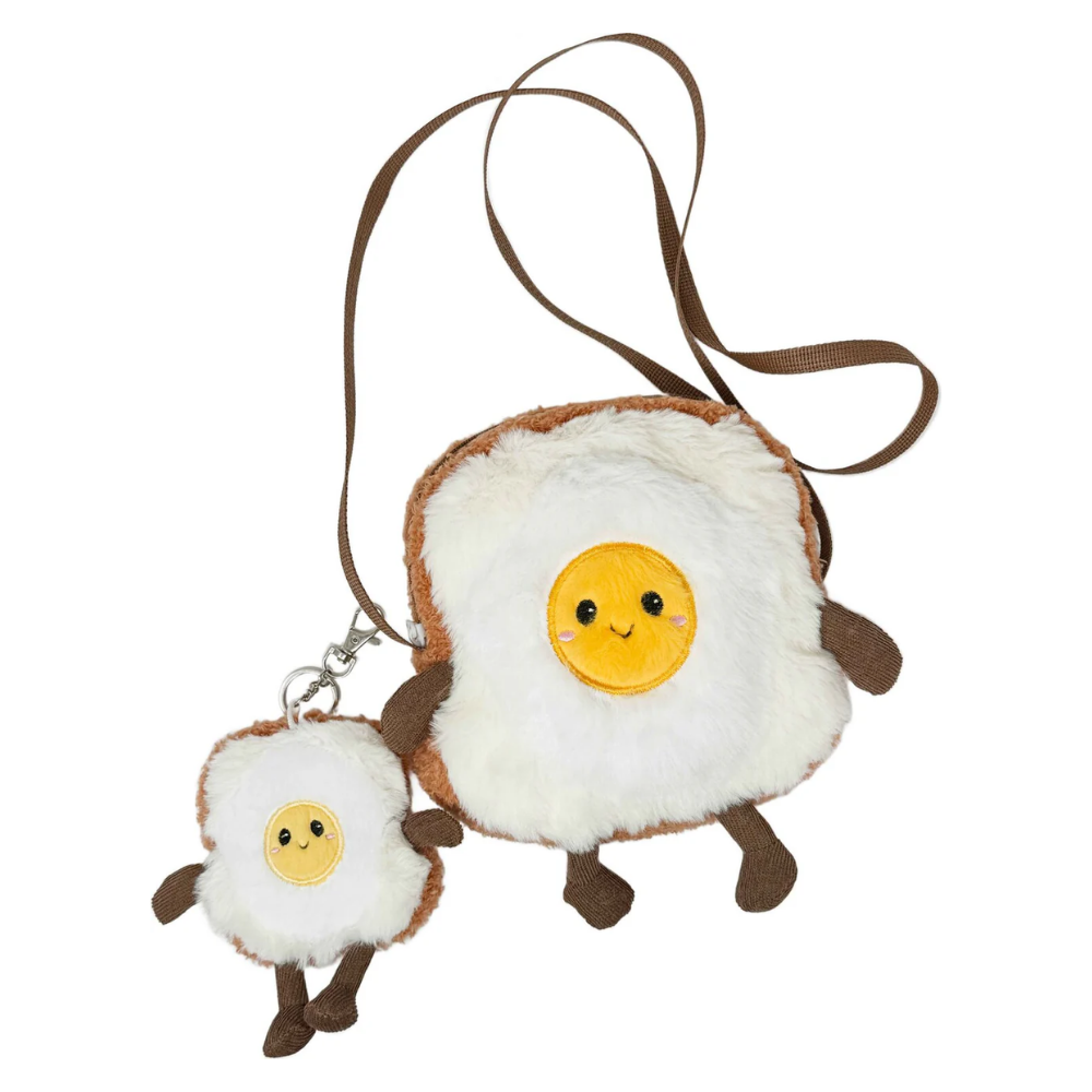 Hot Focus | Bolso Crossbody Peludo con Llavero de Peluche