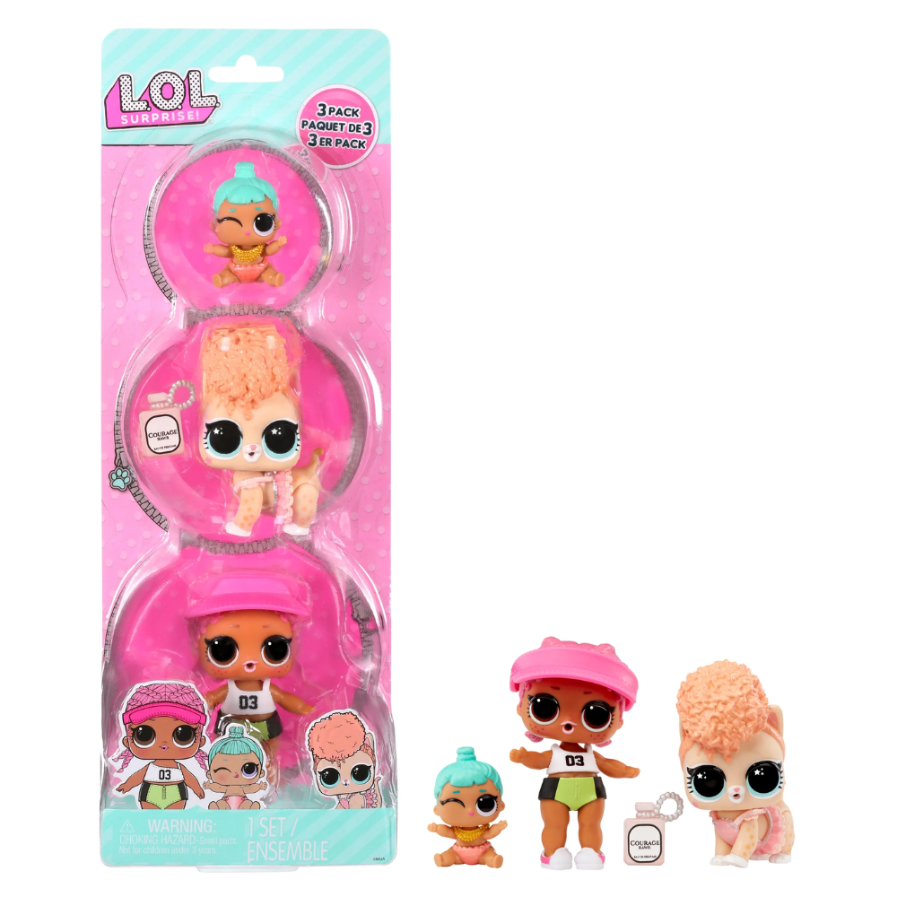 L.O.L. | Pack 3 Bebé/Mascota/Hermana Pequeña