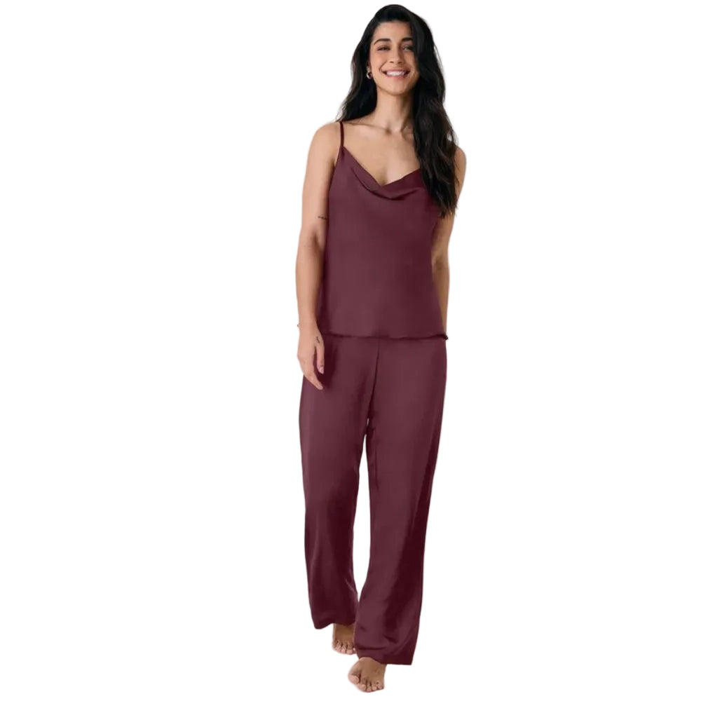 Hope | Pijamas con tirantes finos de satén Grace Oporto