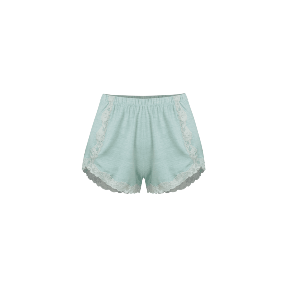 Hope | Short Doll De Tirantes Finos En Viscosa Y Encaje Happy
