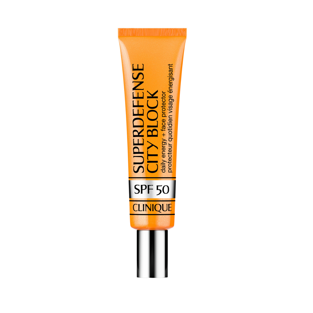 Fluido Protector solar Superdefense City Block Energía Diaria+Protector Facial SPF 50