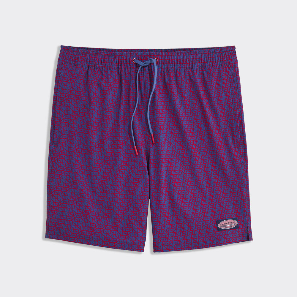 Vineyard Vines | Short de baño 7 pulgadas Estampado Chappy