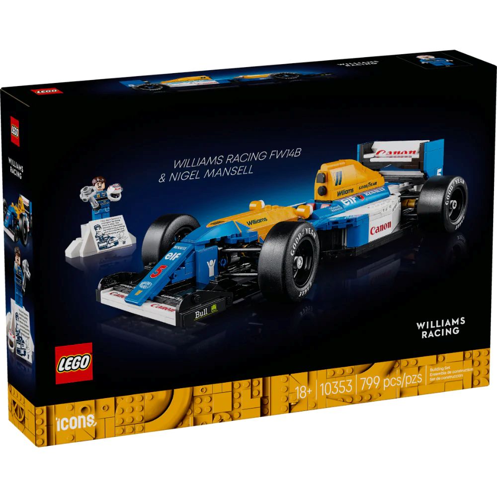 Lego | Icons Williams Racing FW14B y Nigel Mansel