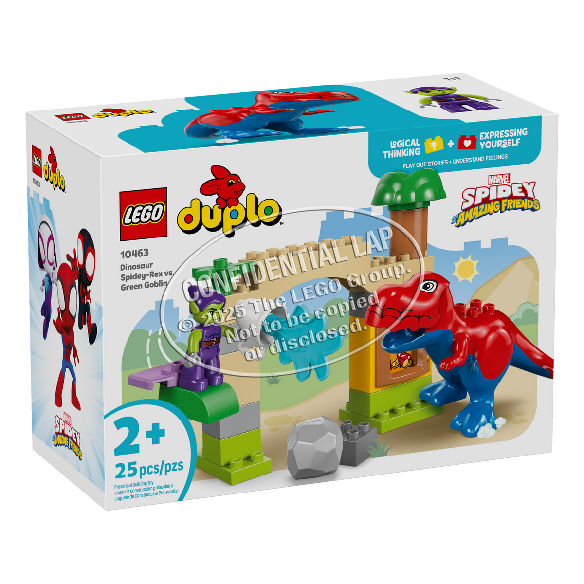 Lego® Duplo® | Marvel Dinosaurio Spidey-Rex Vs. Duende Verde