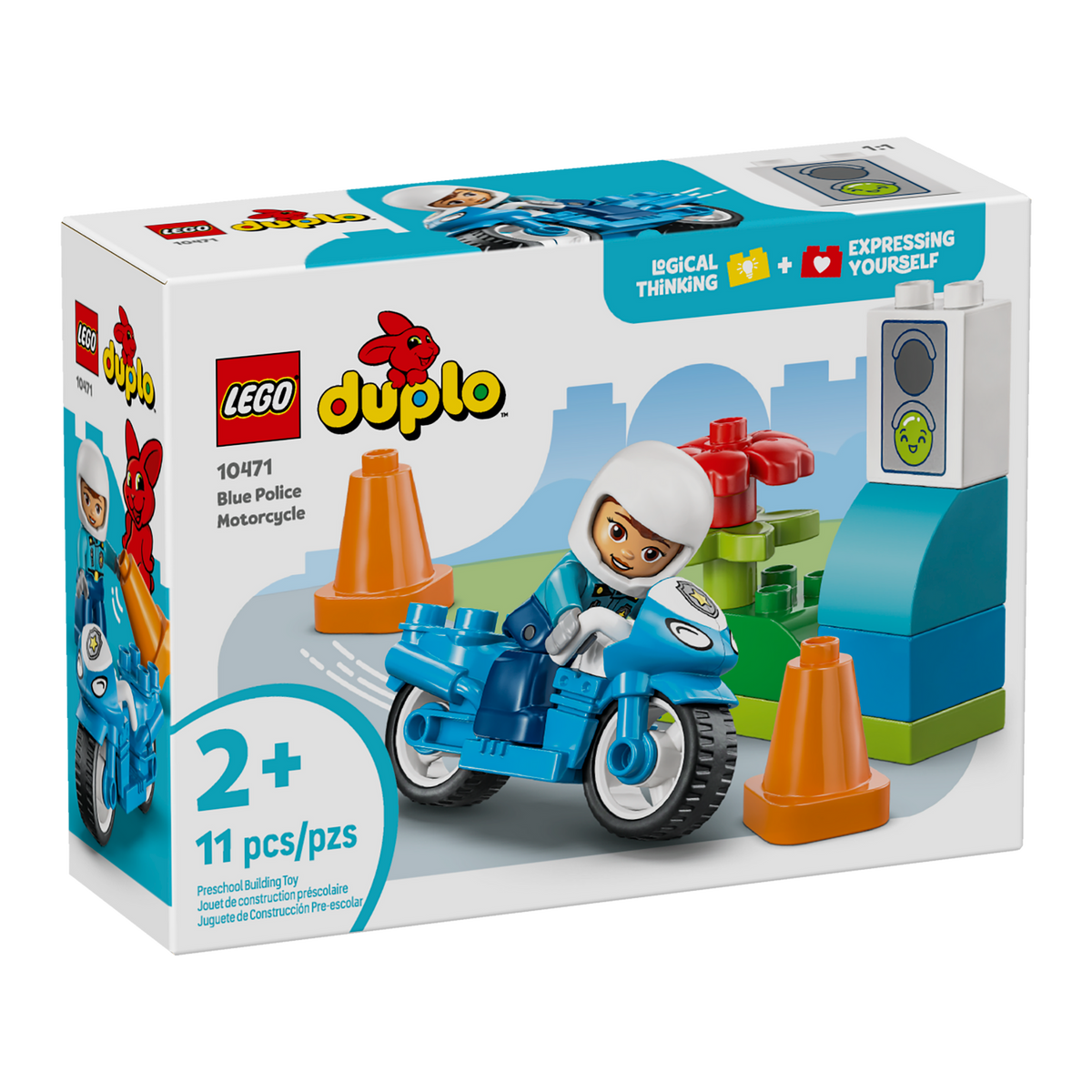 Lego® Duplo® | Mi Pueblo Moto De Policía Azul
