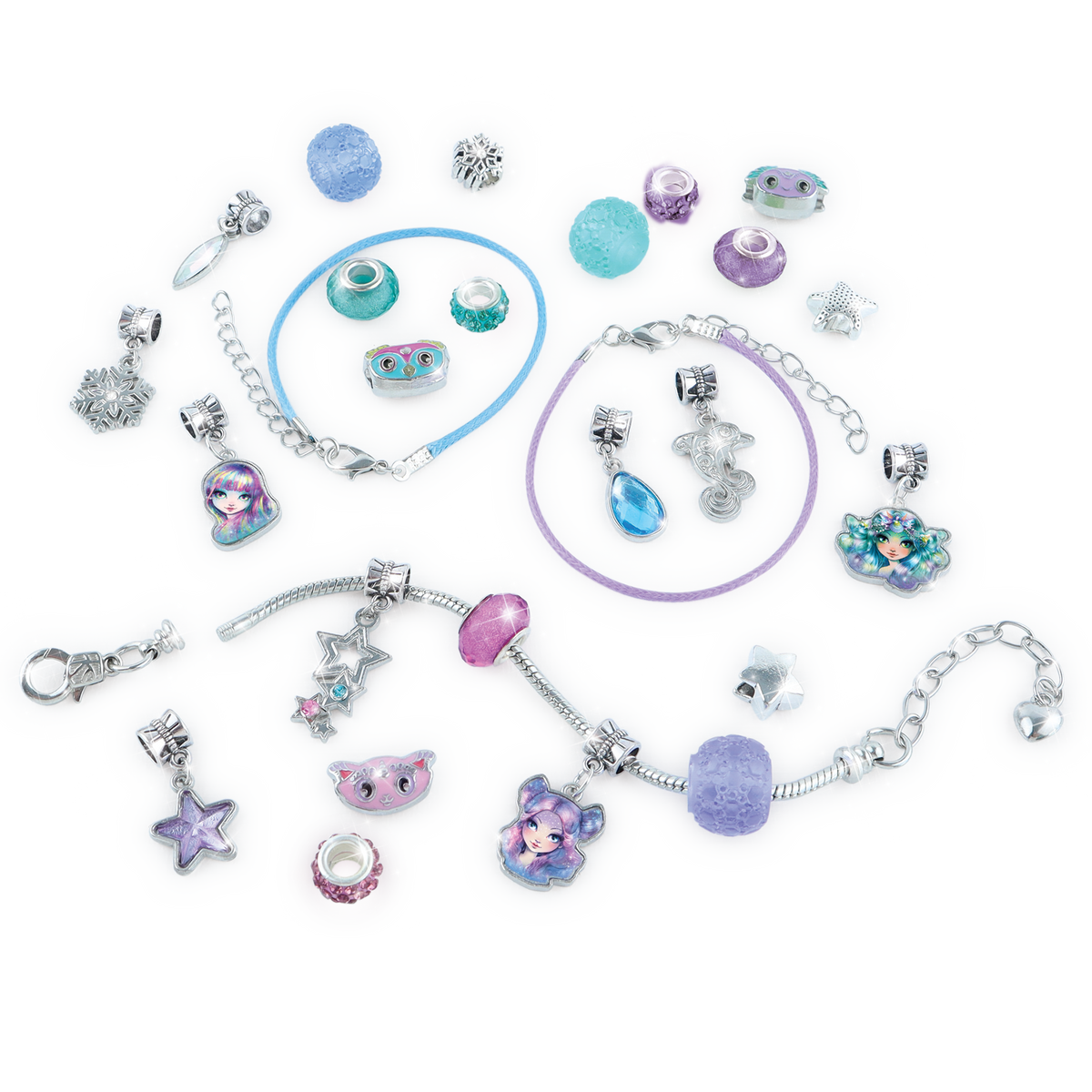 Nebulous Stars | Set de Pulseras con Dijes