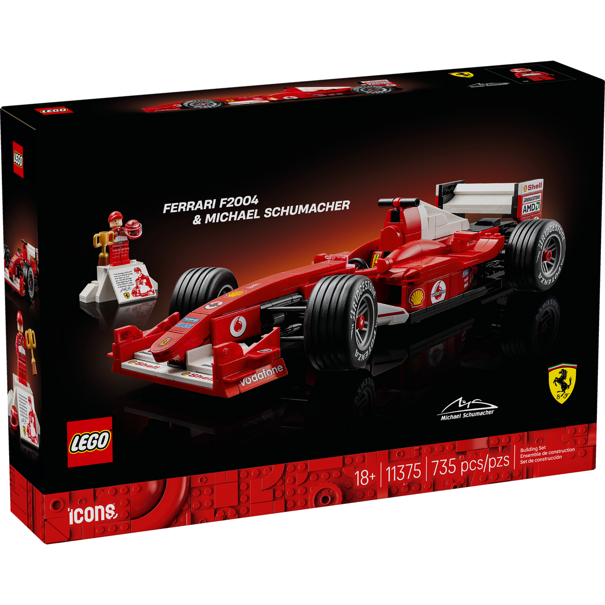 Lego® | Icons Ferrari F2004 Y Michael Schumacher