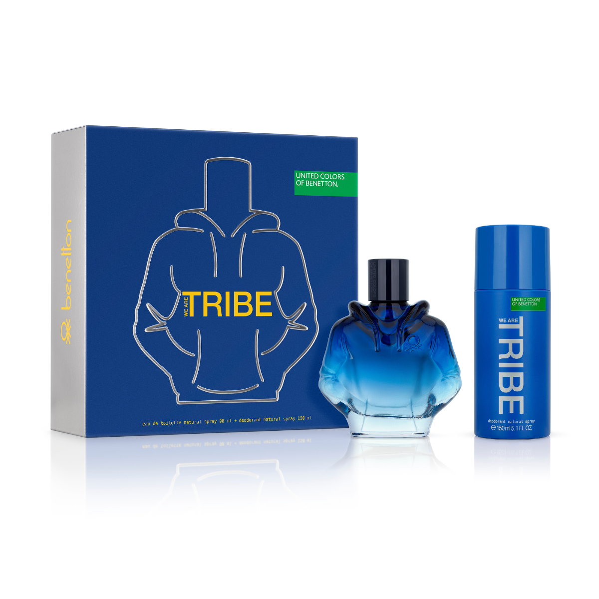 Set Benetton We Are Tribe Eau De Toilette