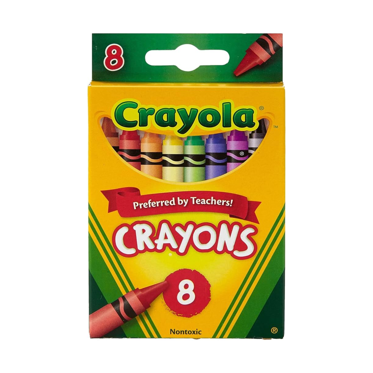 8 Crayons