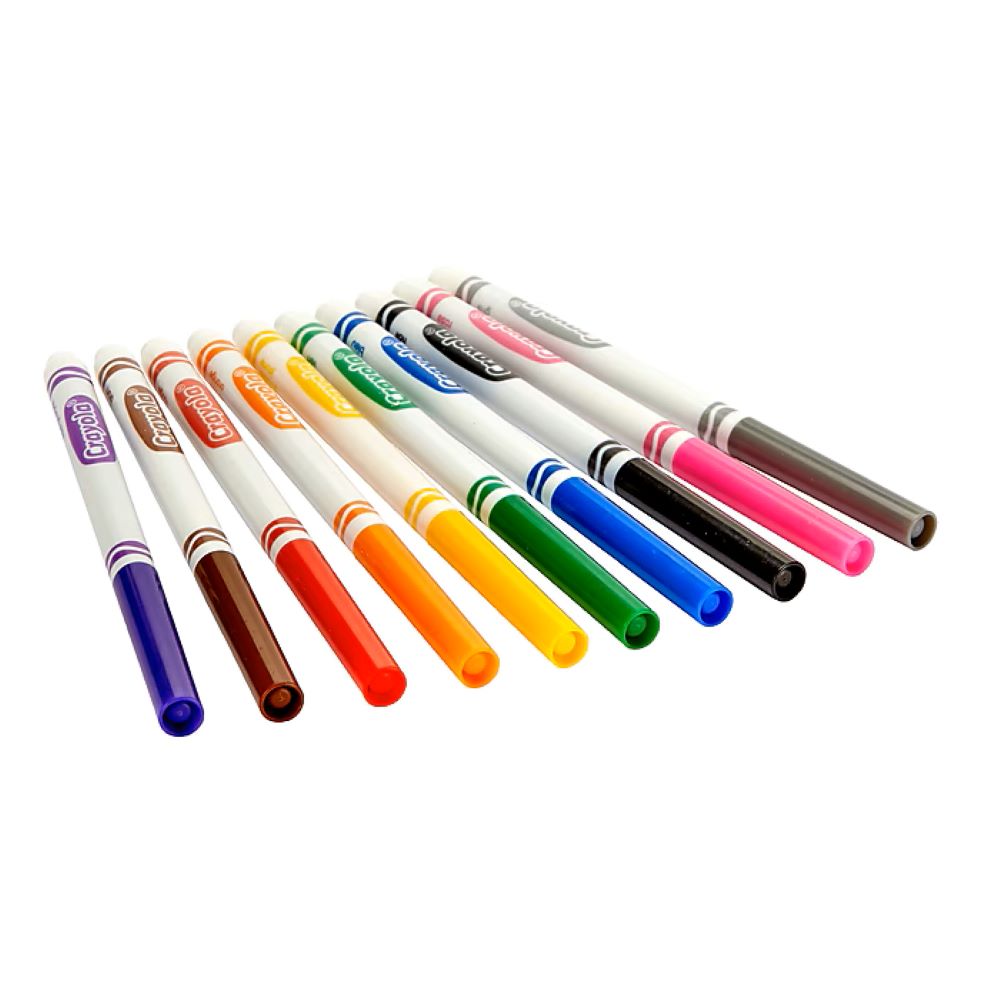 Crayola | Marcadores Clásicos de Punta Fina