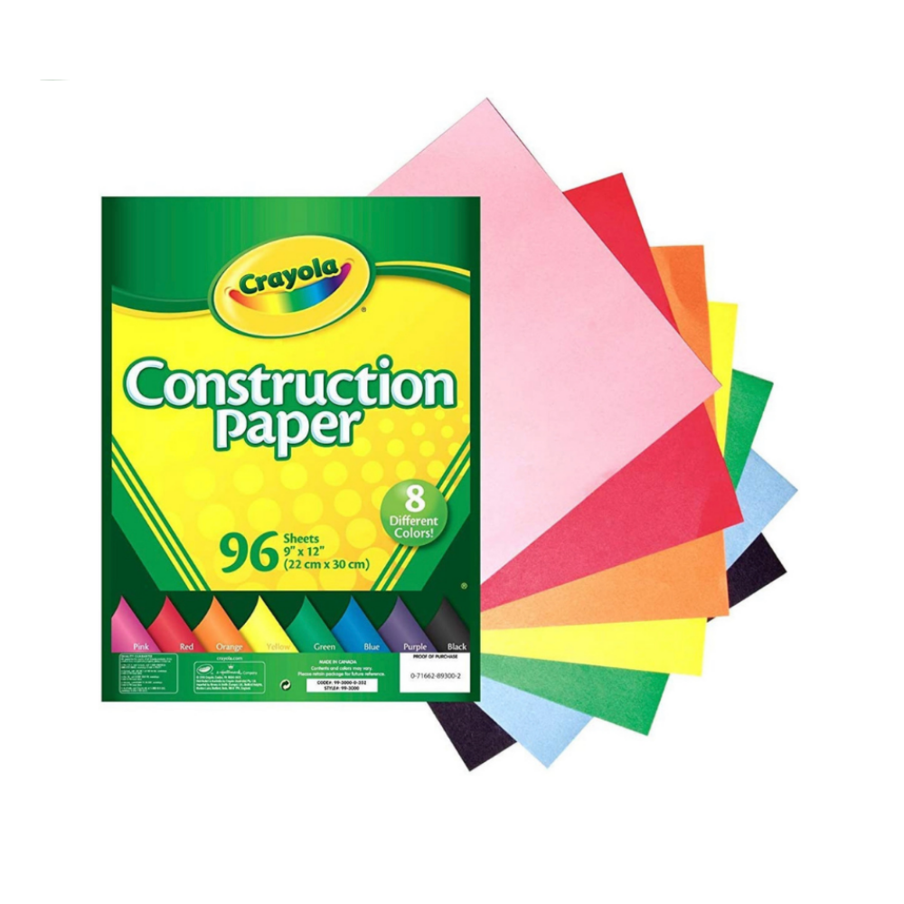Crayola | Papel de Construcción 96 Uds
